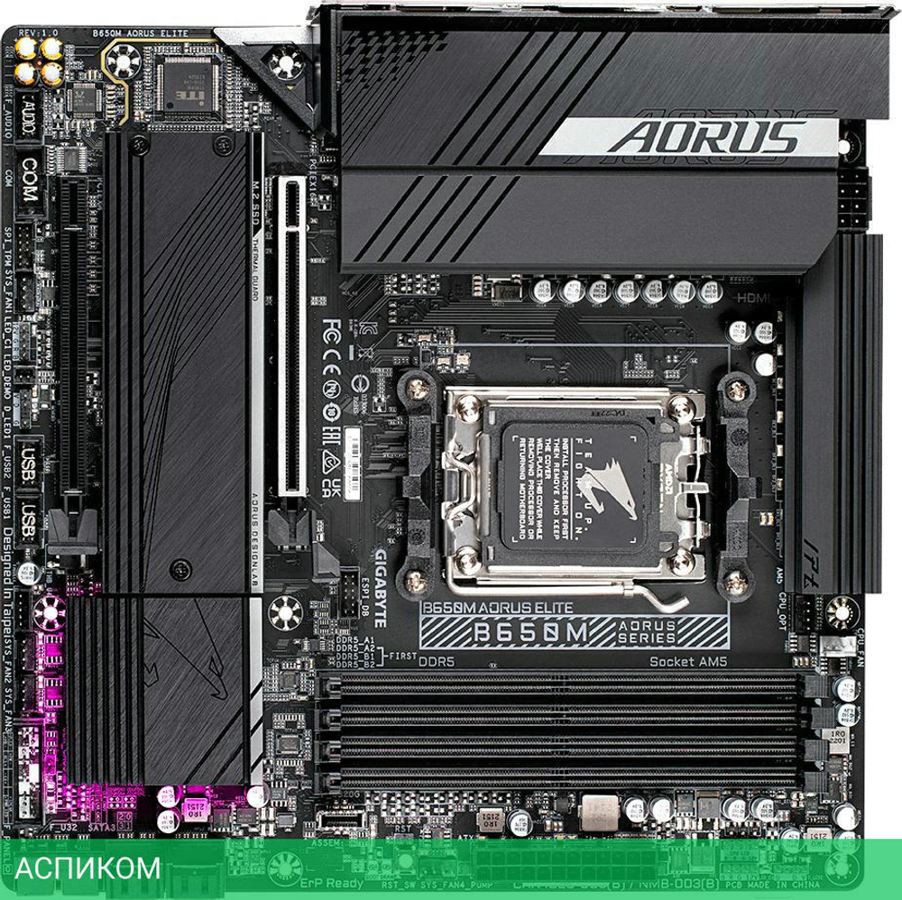 Материнская плата GigaByte B650M Aorus Elite DDR5