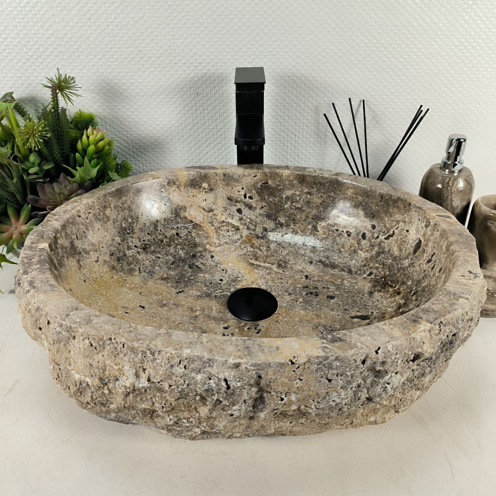 Раковина из оникса Erozy Grey EO-64612 52*44*16 0183