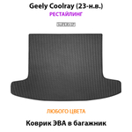 Коврик ЭВА в багажник авто для Geely Coolray I (23-н.в.) рестайлинг