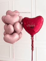 Романтический букет из шаров‑сердец — идеальный подарок на День влюблённых