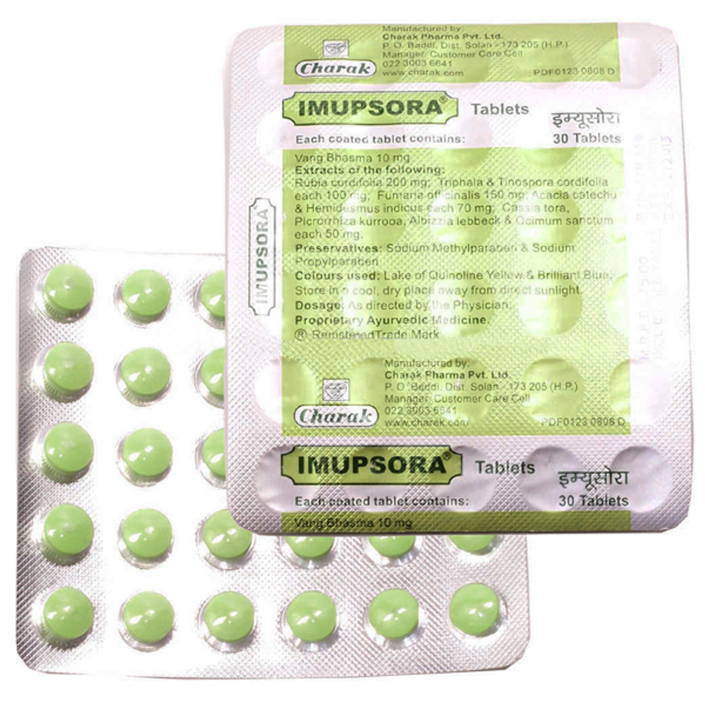 Имупсора Чарак (Imupsora Charak), 30 таблеток