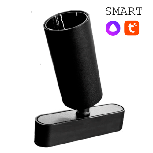 CLARUS SMART Магнитный ультратонкий трековый светильник SPOT черный, 12W, 2700~6000K, 40 шт