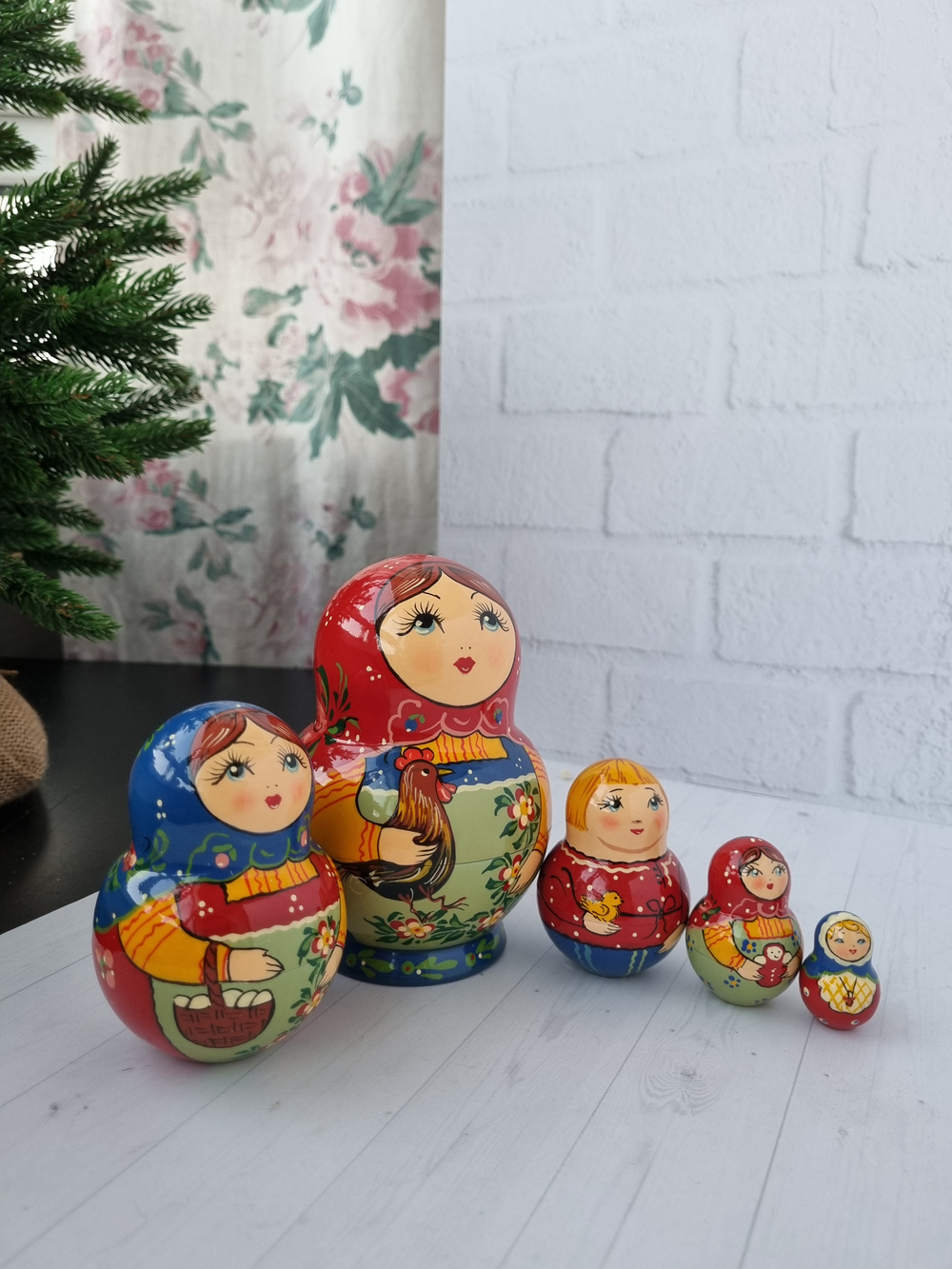 Матрёшка "с курочкой" пузо малая 5мест