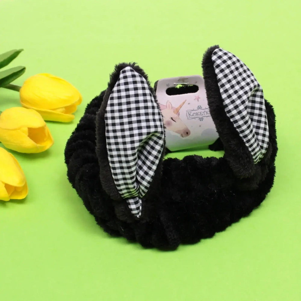 Повязка на голову «Little bunny- Buchi», микс 4 цвета, 20*6 см (подвес Единорожек)