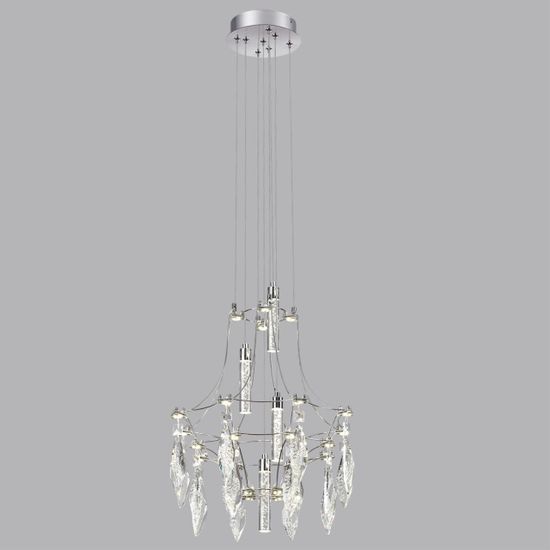 6699/35L CLASSIC ODL_EX25 83 Подвесной светильник металл/хрустальметалл/нерж сталь IP20 LED 35W 4000K 220-240V FLAMENCO