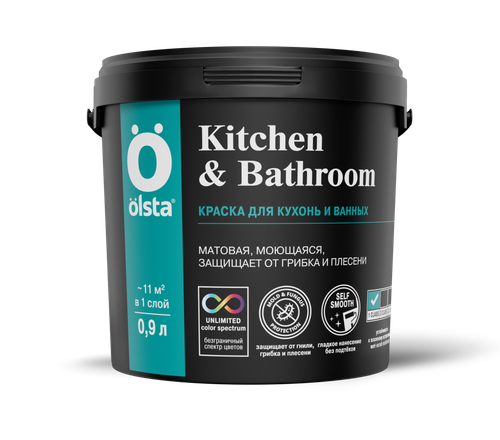 OLSTA KITCHEN&BATHROOM Краска для ванной и кухни