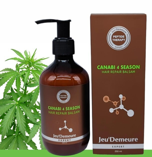 Восстанавливающий бальзам с маслом семян конопли| CANABI 4 SEASON HAIR REPAIR BALSAM, 250 мл