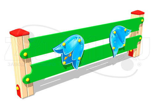 Ограждение детской площадки «Колокольчик У1»