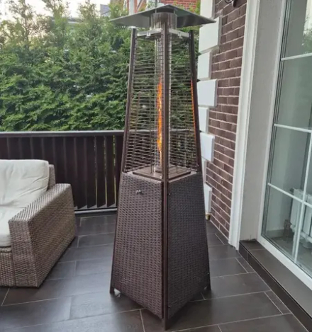 Уличный газовый обогреватель 13I WWT ROTANG Brown mini + Чехол