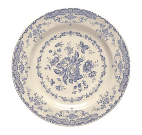 Тарелка мелкая Ø 20,7 см, цвет декора синий
