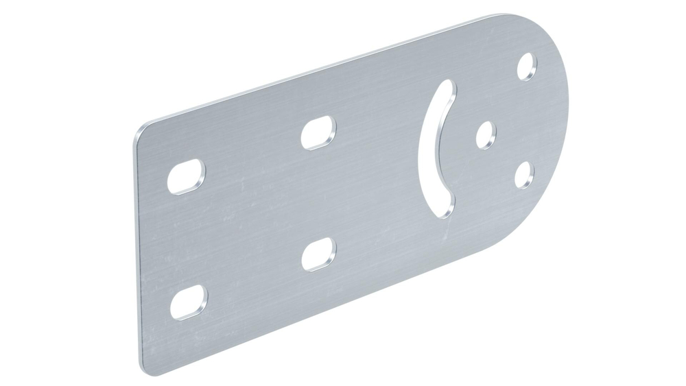 Соединитель вертикальный шарнирный, Н80, алюминий, комплект