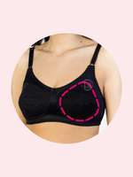 Бюстгальтер для фиксации экзопротеза молочной железы Valeria ЛФ черный 90