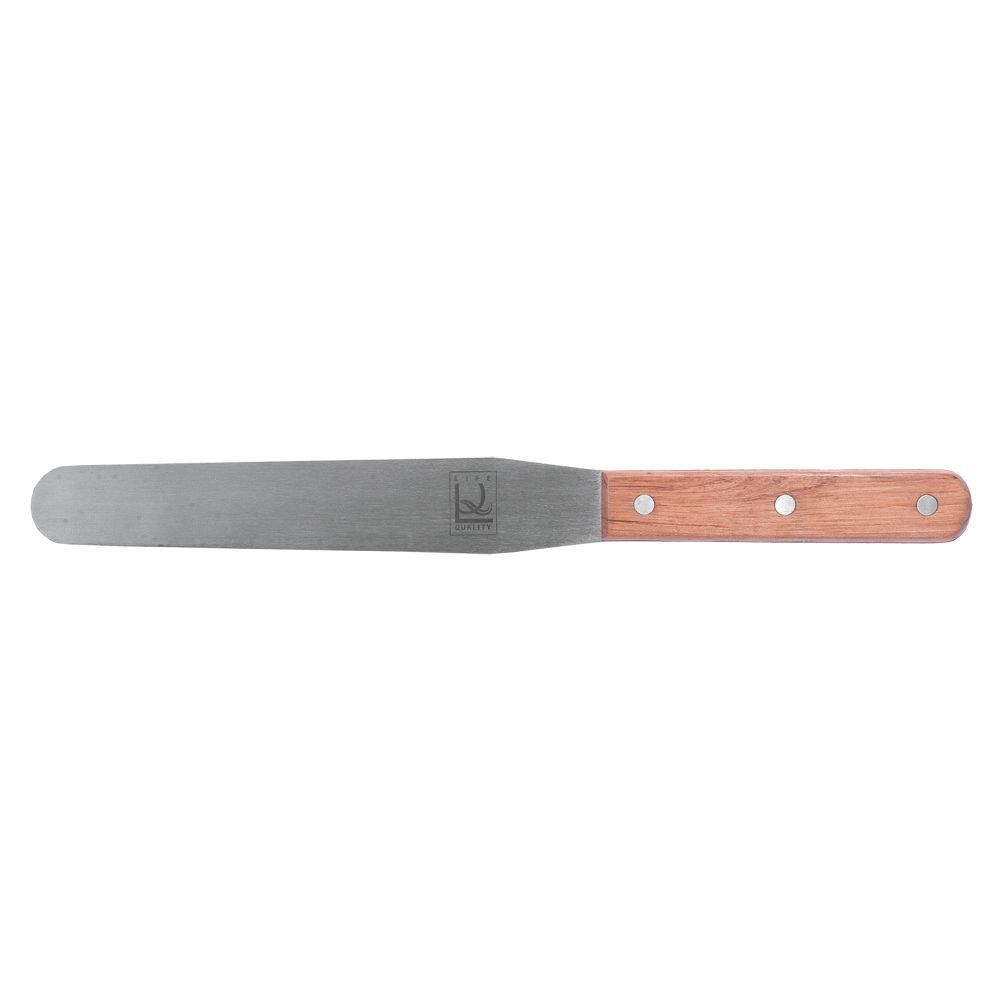Нож-лопатка кондитерская металлическая с деревянной ручкой 15 см, P.L. - Proff Chef Line