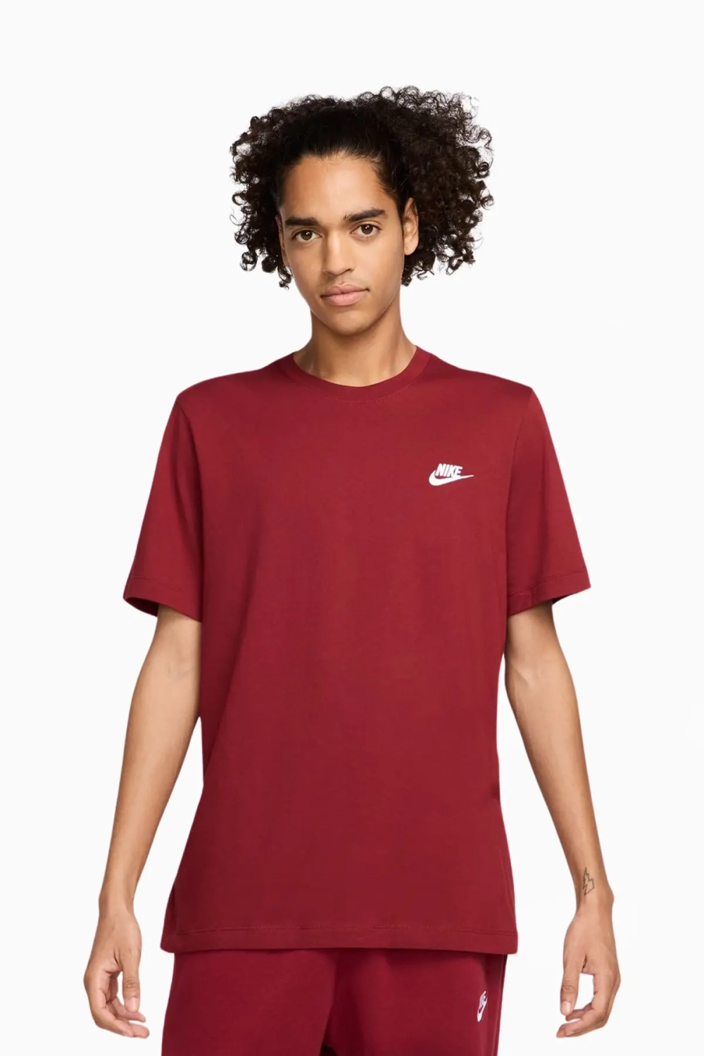 Футболка Nike Sportswear Club - бордовый