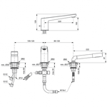 Смеситель Ideal Standard  TONIC II A6348AA для ванны/душа