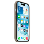 Силиконовый чехол с поддержкой MagSafe Apple Silicone Case для iPhone 15 Plus, Clay (Пепельно-коричневый)