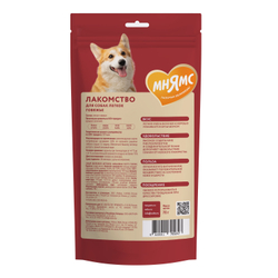 Лакомство Мнямс На каждый день для собак Легкое говяжье 70 г