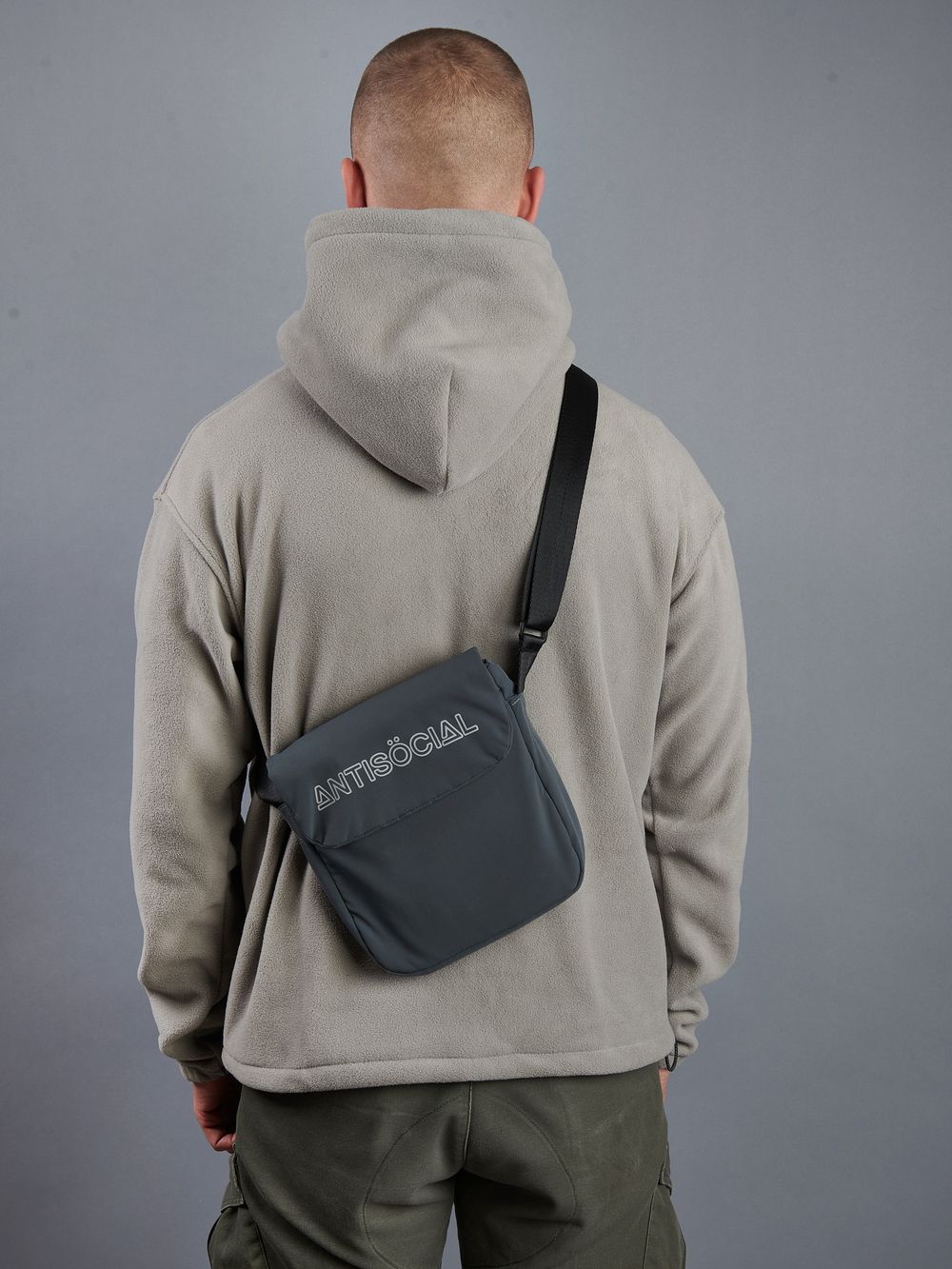 Сумка Antisocial Messenger 2.0 Серая