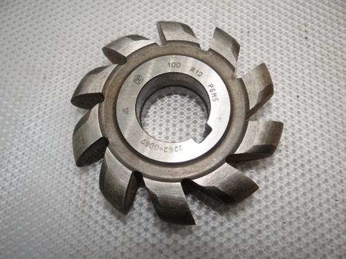 Фреза фасонная полукруглая выпуклая 100 R12 2262-0062 Р6М5