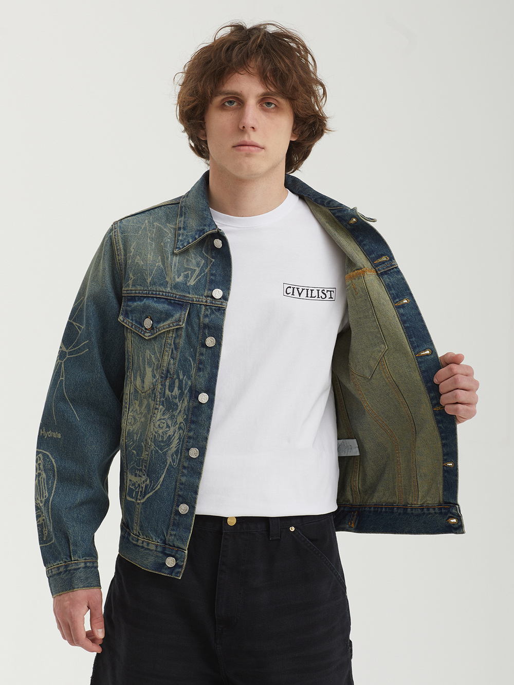 Мужская Куртка Metal 00's Trucker