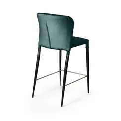 Полубарный стул Albert зеленый бархат