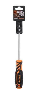 Отвёртка крестовая ВИХРЬ PH2 150мм