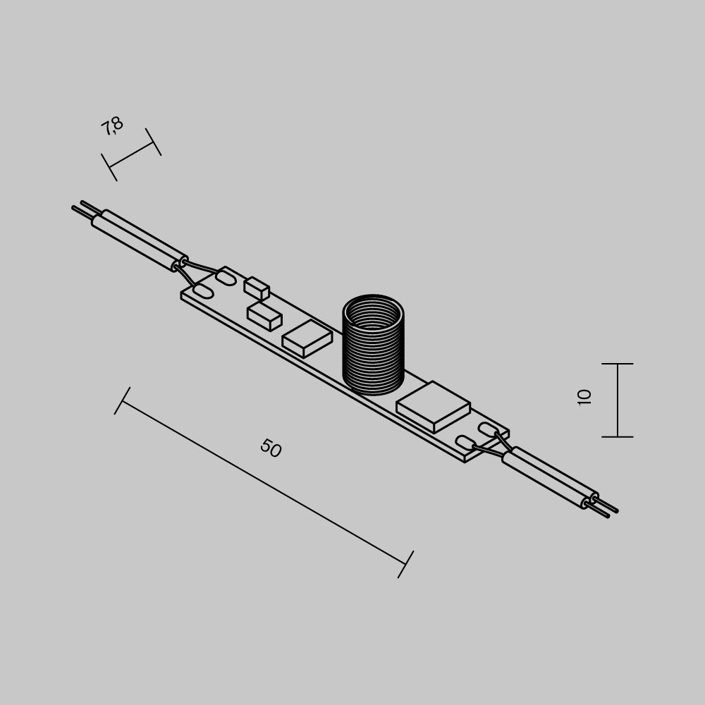 Контроллер 36Вт/12В, 72Вт/24 Maytoni 751004