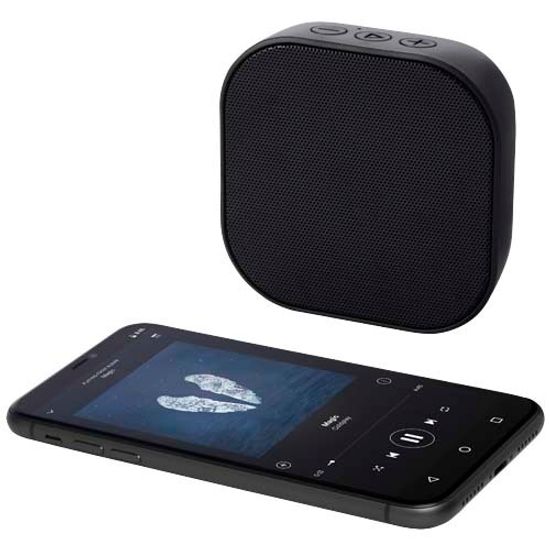 Stark 2.0 мини-колонка с функцией Bluetooth® из переработанной пластмассы, сертифицированной по стандарту RCS, мощностью 3 Вт