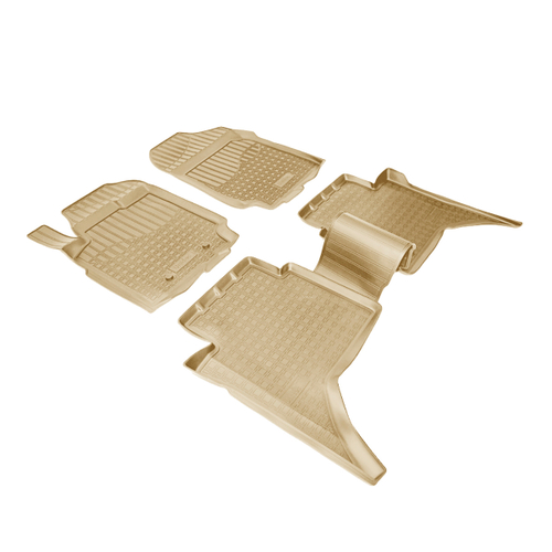 Ковры в салон Norplast/Unidec для Ford Ranger (2011-), Бежевый, Double Cab, арт.NPA11-C22-600-B