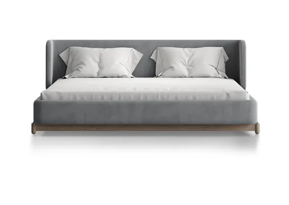 Кровать Basic спальное место 180*200 см (серый, антивандальная)