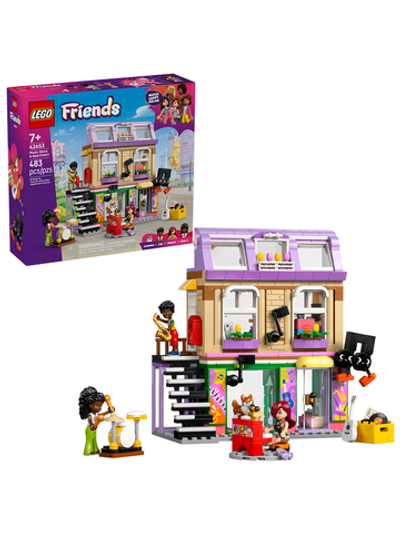 Конструктор Лего Френдс Музыкальный магазин и квартира 42653 | LEGO Friends Music Store & Apartment | 483 детали 7+