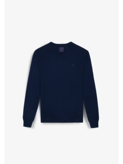 Пуловер из хлопка с добавлением кашемира