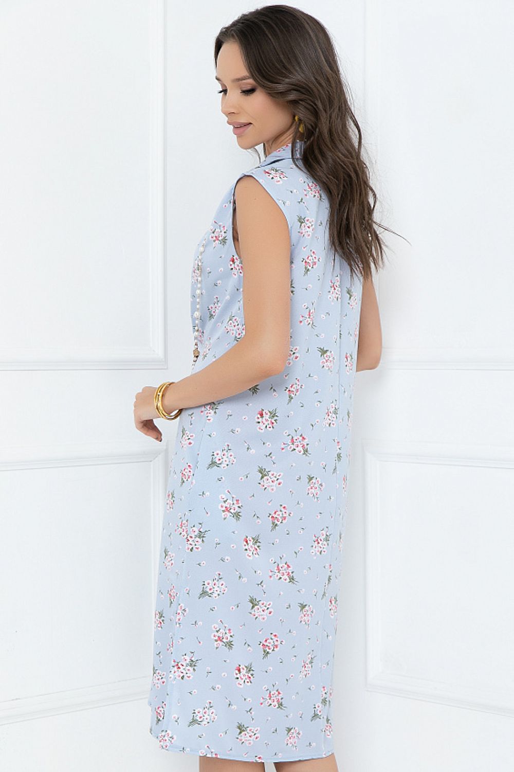 ПЛАТЬЕ ФЬЕЗОЛЕ (ЛАЙТ БЛУ) Bellovera (Акция)