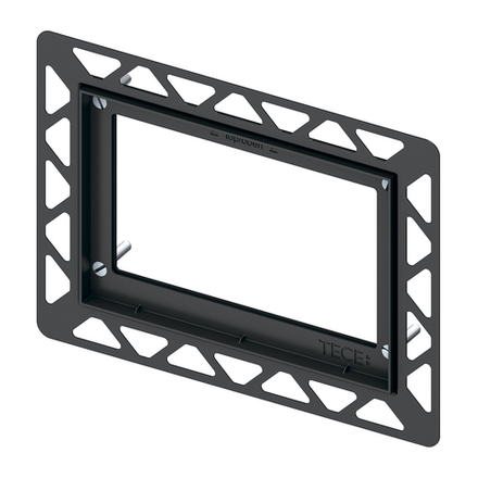 Монтажная рамка для монтажа на уровне стены (черный глянцевый)