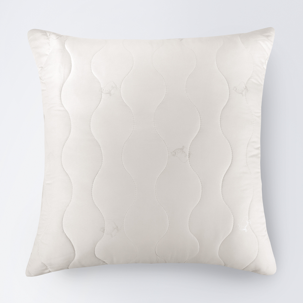 Подушка стеганая 2-х камерная "Овечья шерсть" 68х68