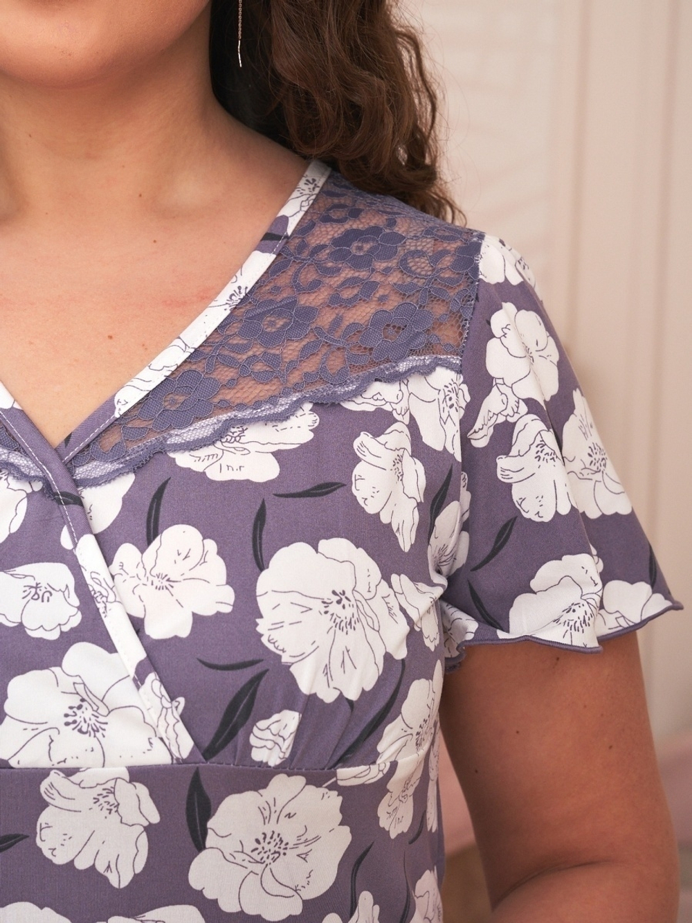 Сорочка с к/р 7041