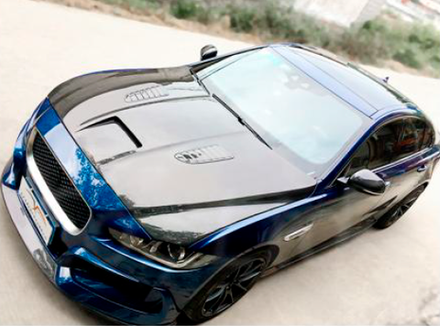 Карбоновый капот для Jaguar XE 2015-2019 Ягуар