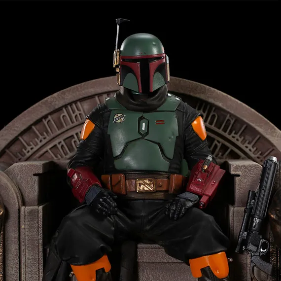 Статуэтка Star Wars Iron Studios  Boba Fett on Throne Deluxe