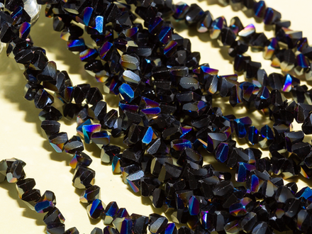 Нить бусин для украшений 4мм (ювелирное стекло)