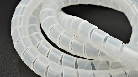 Спиральная лента диаметр 20мм, длина 10м, прозрачная