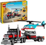 LEGO Creator 31146 — грузовик-платформа с вертолётом, конструктор 3-в-1