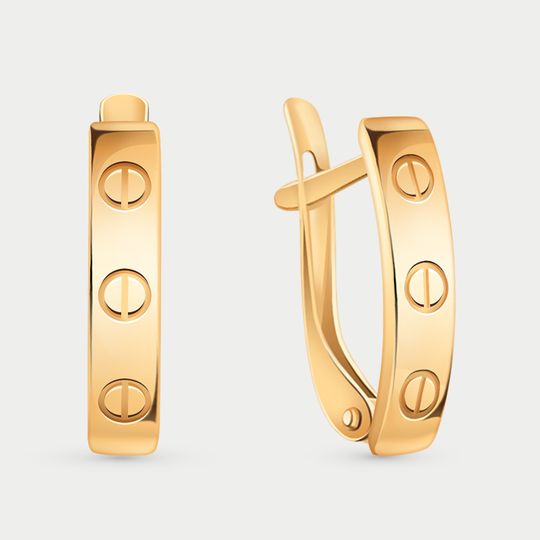 Серьги золотые