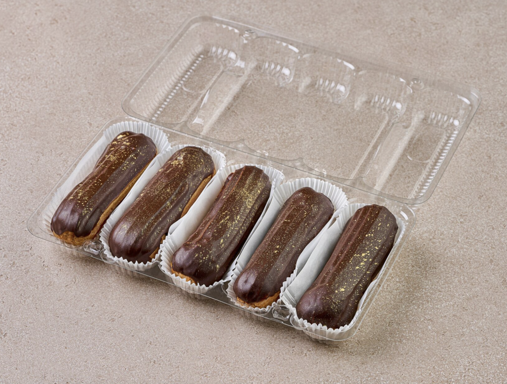 Эклер шоколадный 60гр х5шт/уп х6/кор Десертные истории