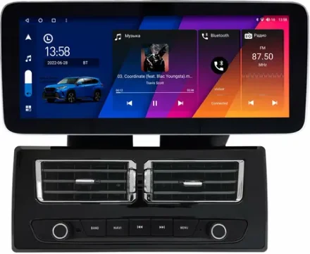 Магнитола для BMW 3-серия (E46) 1998-2006 - Canbox H-Line 3050 монитор 12.3" QLED в стиле MERCEDES на Android 10, ТОП-процессор, CarPlay, 4G SIM-слот