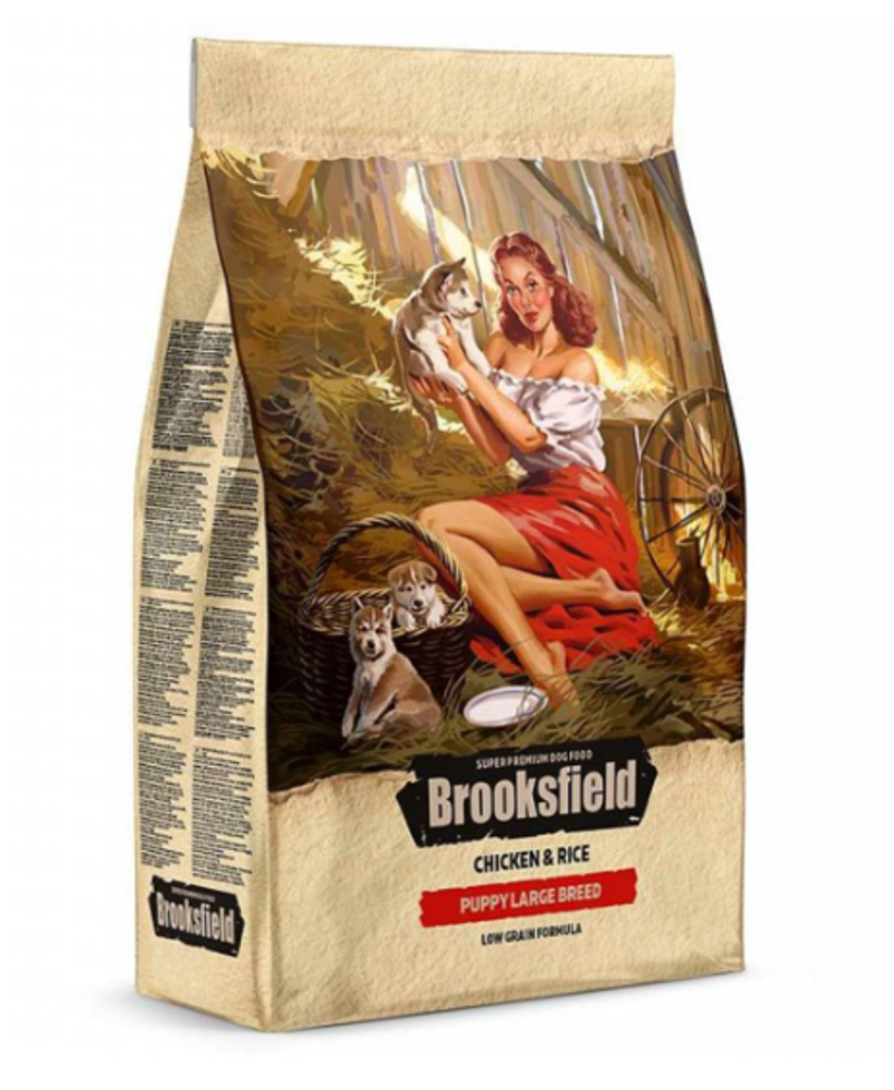 BROOKSFIELD Puppy Large Breed Сухой корм для щенков 3кг Курица/рис