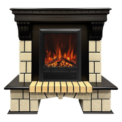 Электрокамин RealFlame Stone ML STD античный дуб c очагом Eugene