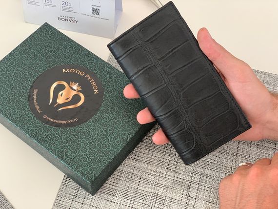 Кошелек из кожи крокодила WA-100