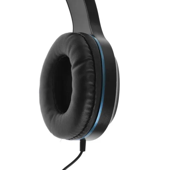 Комплект наушников Hoco W24, проводные, полноразмерные + вакуумные, проводные, синие