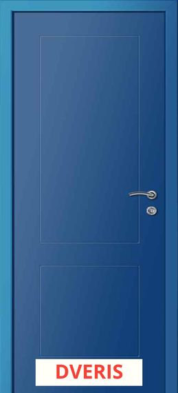 Межкомнатная дверь Ф2К multicolor (RAL 5010 Синий)