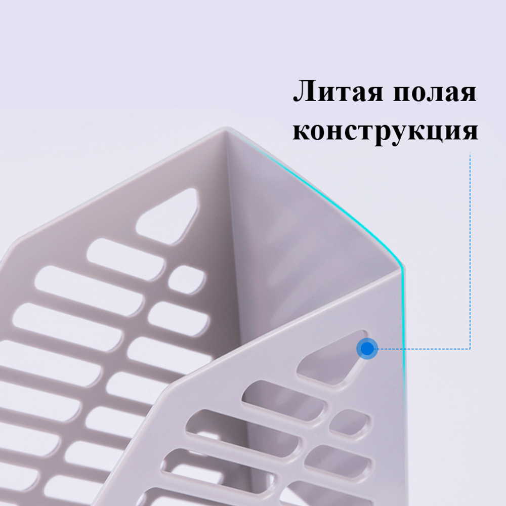 Лоток вертикальный DELI, пластик, серый